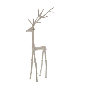 Silver Standing Stag Ornament_3157
