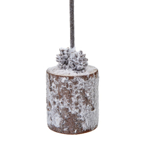 Small Snowy Tree In Wood Log_3245