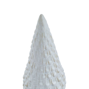 Snowy Ceramic Spruce Tree_3299