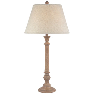 Solenne Table Lamp With Edged Linen Shade_1099
