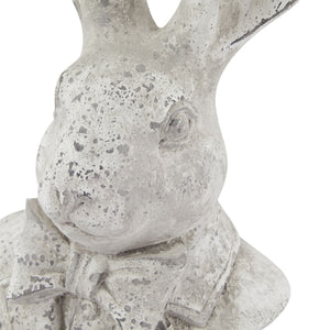 Stone Effect Tuxedo Hare Ornament_3354