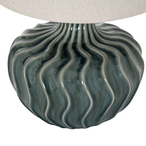 Veyla Ceramic Table Lamp With Linen Shade_1158