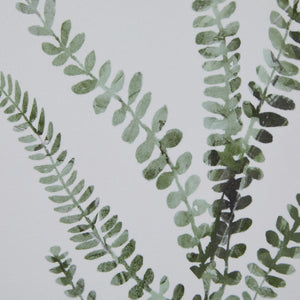 Watercolour Delicate Fern In Washed Wood Frame_3939