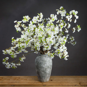 White Cherry Blossom Spray_5810