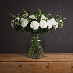 White Garden Rose Spray_5844