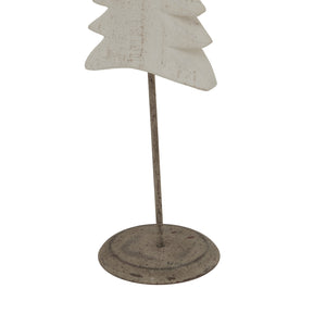 Whitewashed Tall Tree On Stand_3651