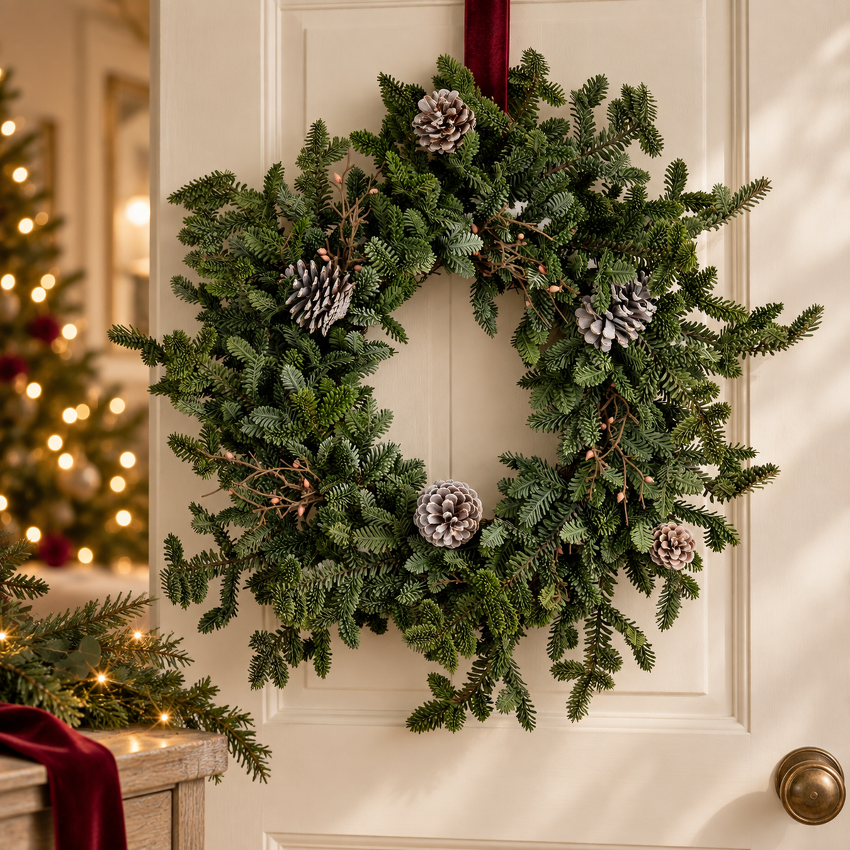 Christmas Trees, Wreaths & Garlands