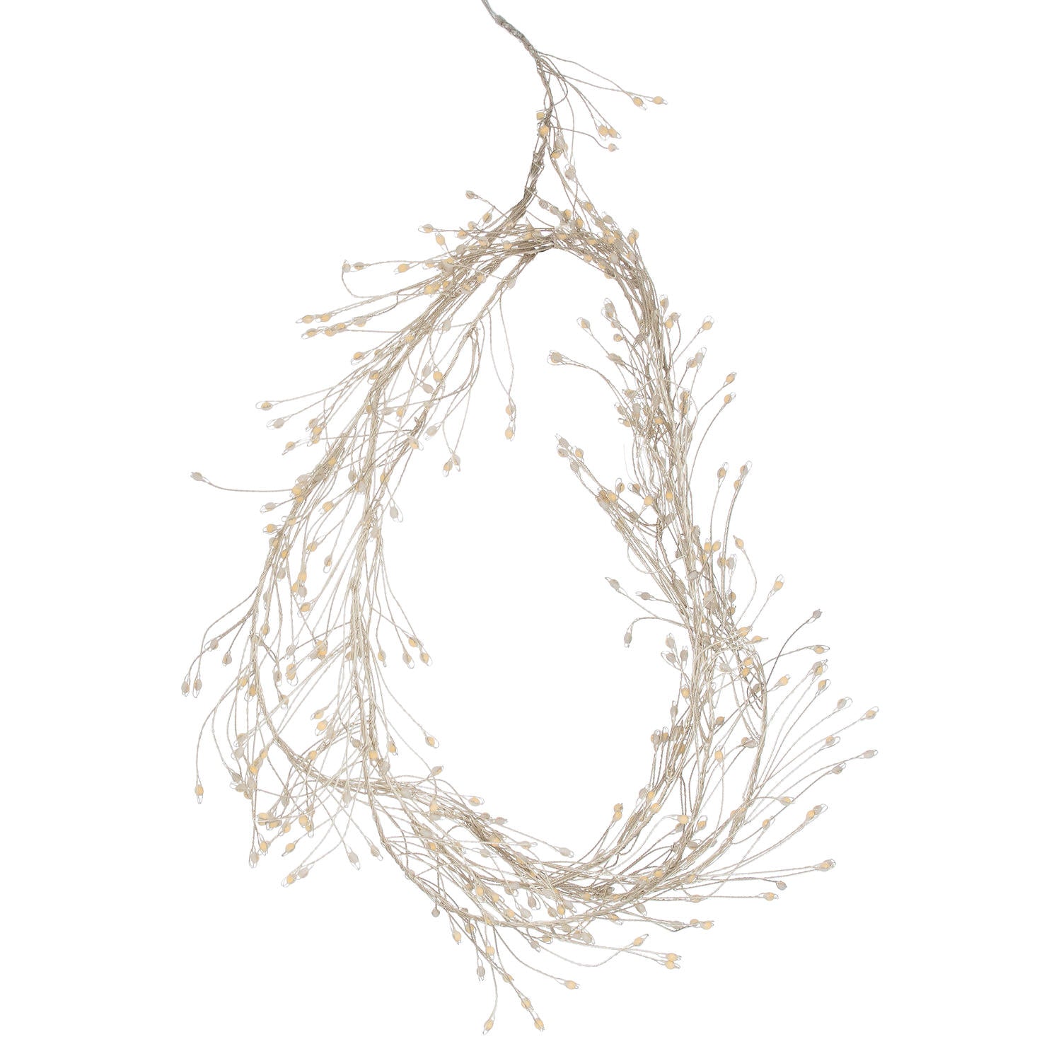 2.75m\9ft Plug-In LED 8 Sequence Warm White Cluster String_671