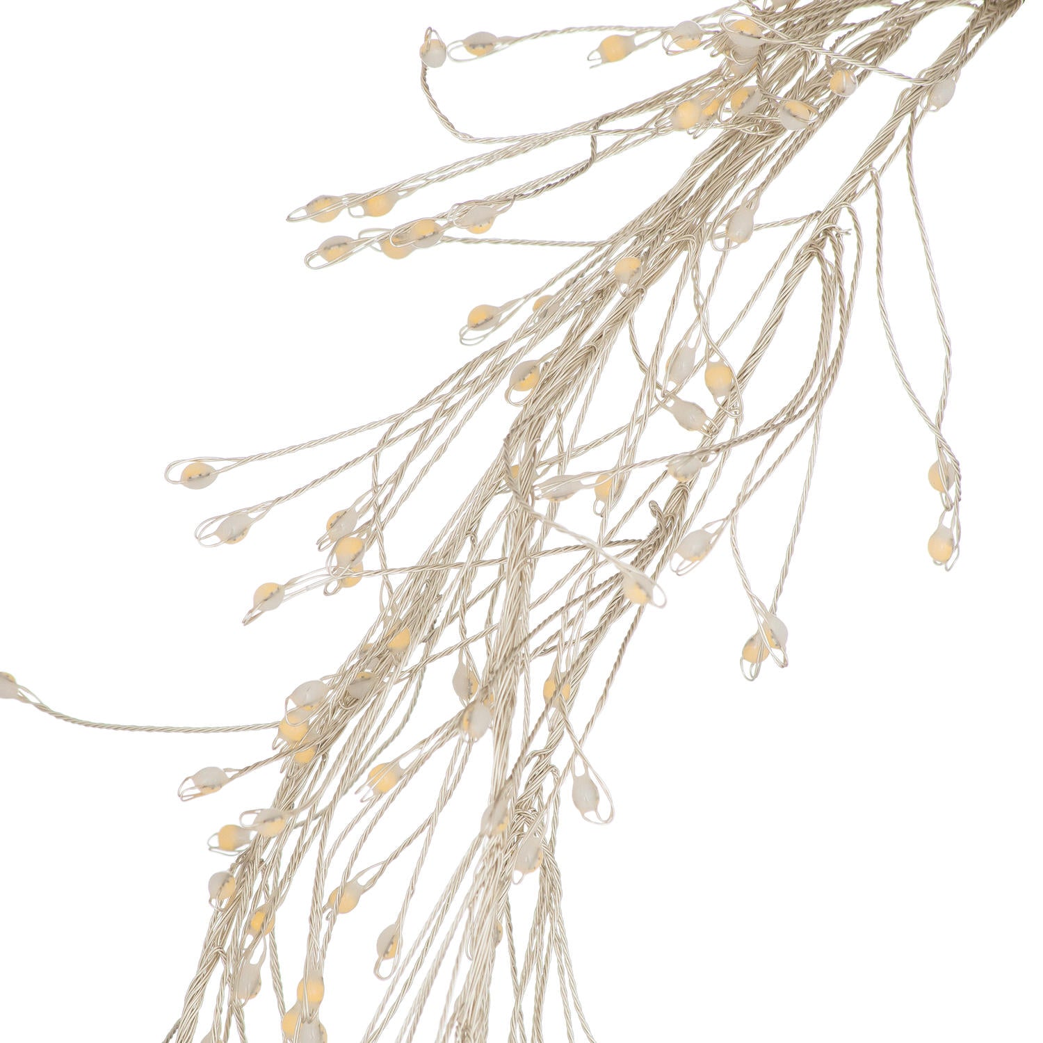 2.75m\9ft Plug-In LED 8 Sequence Warm White Cluster String_672