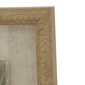 Flora & Fauna Collection Avocet On Linen In Beaded Frame_3766