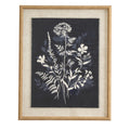 Flora & Fauna Collection Meadow On Linen In Beaded Frame_3793