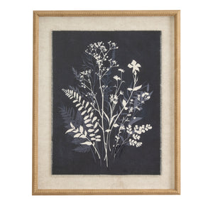Flora & Fauna Collection Grove On Linen In Beaded Frame_3785