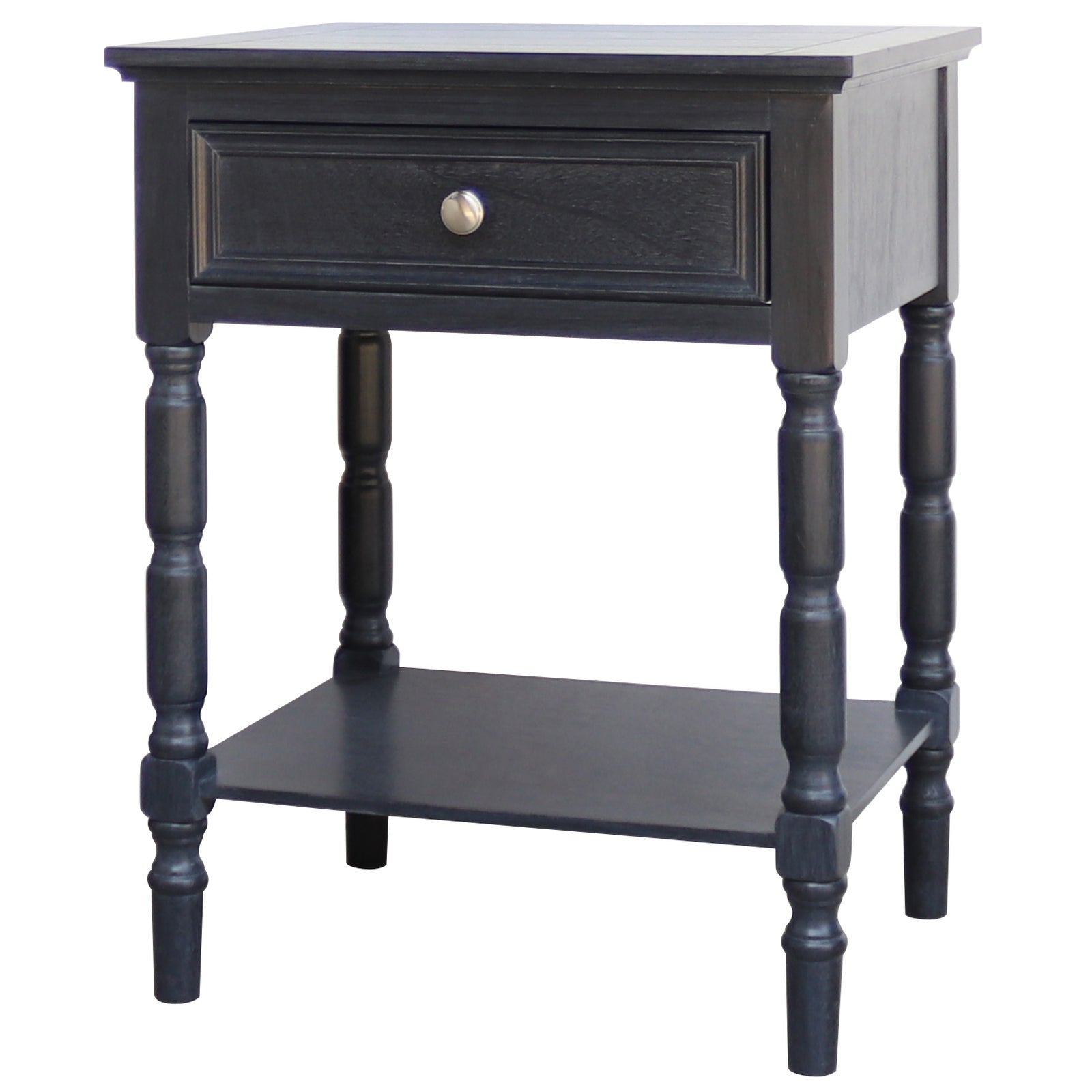 Sleek, functional side table with storage, adaptable to many interiors. Pair with Contour vases, photo frames, and table lamps.