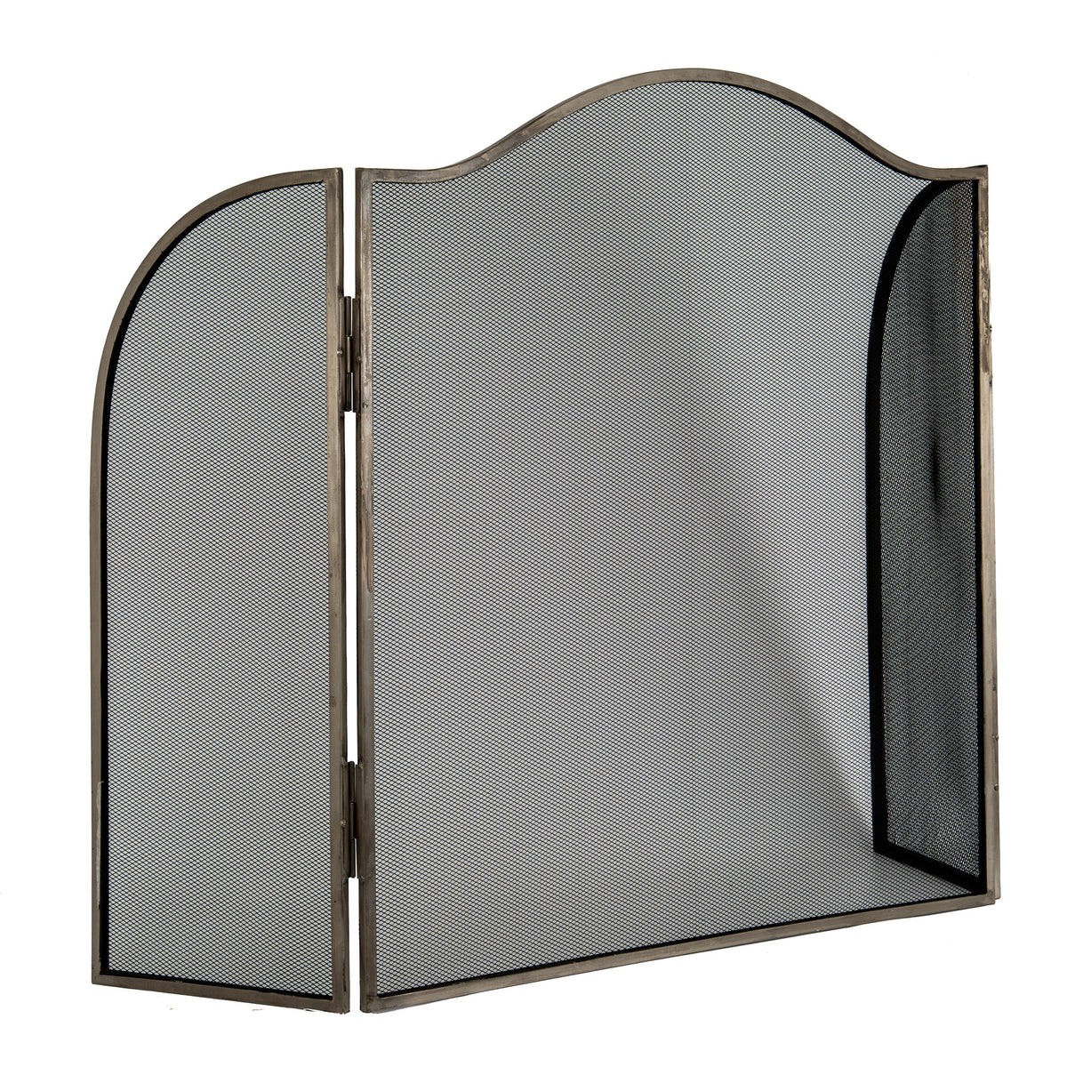 Antiqued Silver Large  Fire Screen [cid:24538-c]