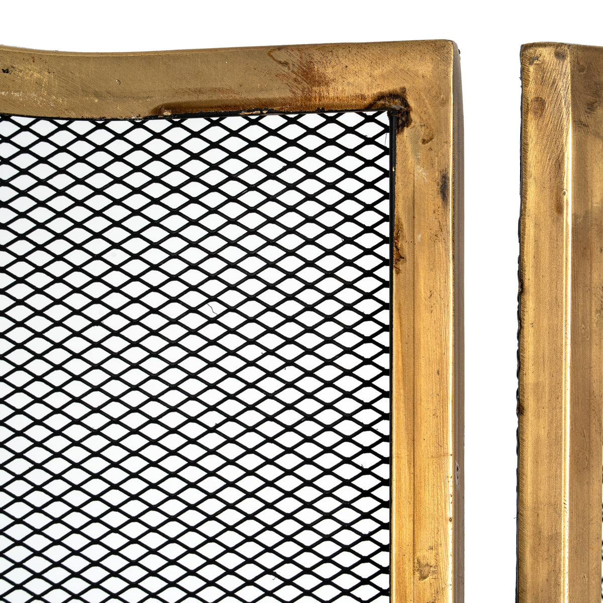 Antiqued Brass Large  Fire Screen [cid:24540-b]