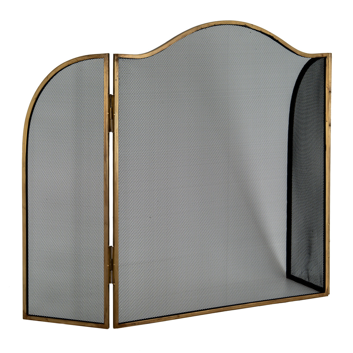 Antiqued Brass Large  Fire Screen [cid:24540-c]
