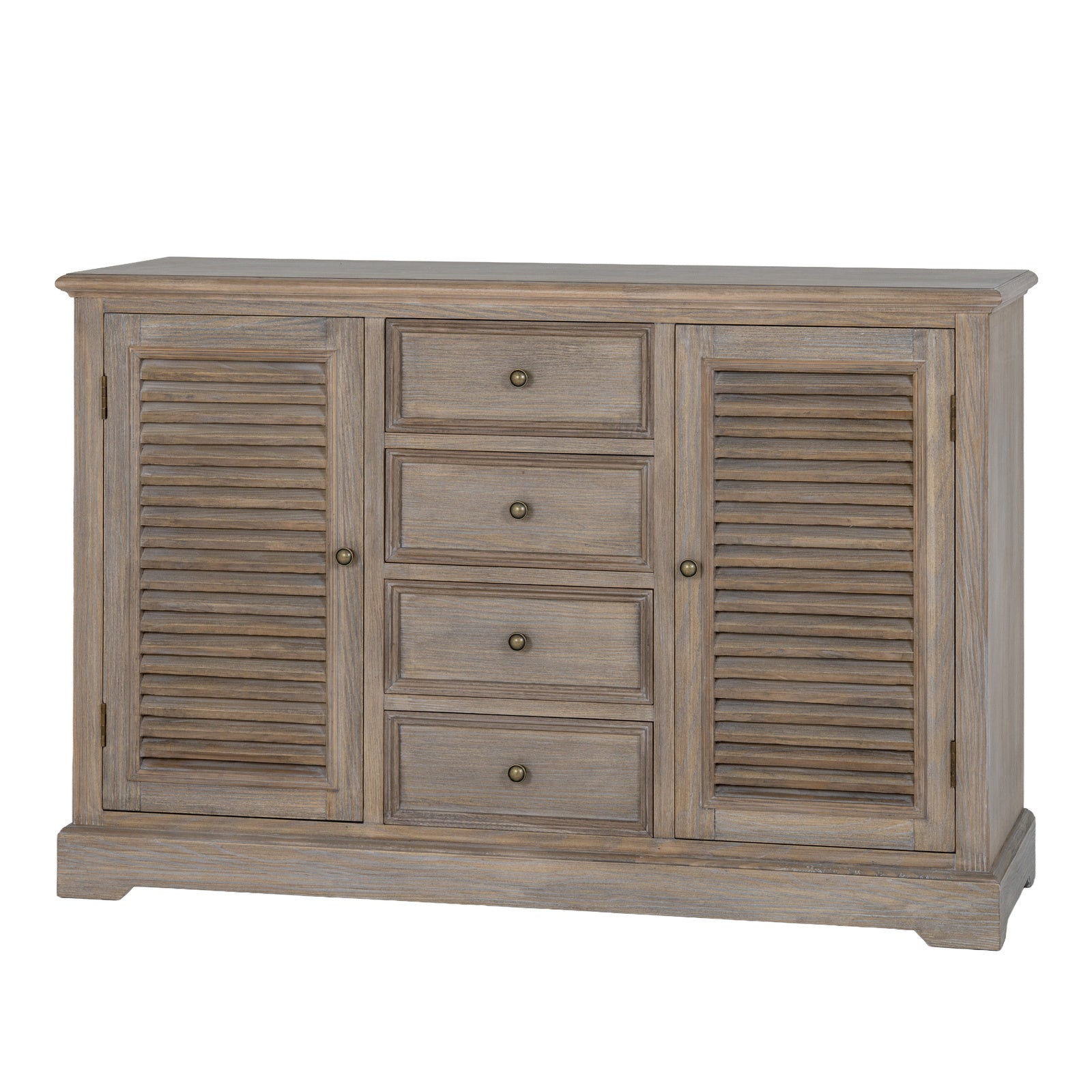 Delphine Collection 2 Door 4 Drawer Large Dresser Base [cid:24659-b]