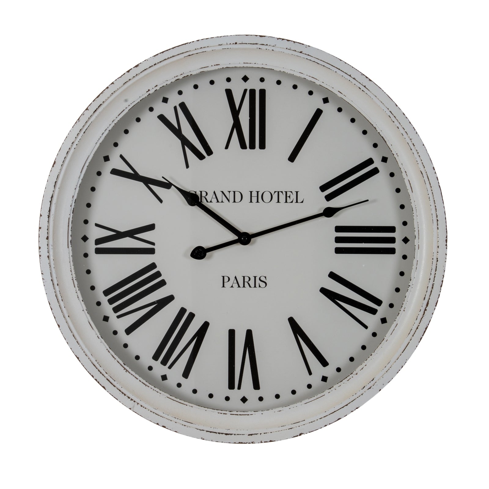 Hotel Paris White Clock With Glass [cid:24676]