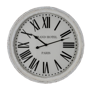 Hotel Paris White Clock With Glass [cid:24676]