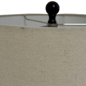 Sepia Shadows Squat Table Lamp With Linen Shade [cid:24686-b]