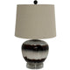 Sepia Shadows Squat Table Lamp With Linen Shade [cid:24686]