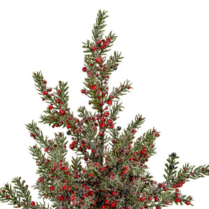 Large Frosted Winter Berry Tree On Wooden Block [cid:cea9d8b3a0421e6da4743a22eda8c585]