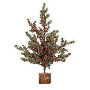 Large Frosted Winter Berry Tree On Wooden Block [cid:d5383cceac2ce839946f3a22eda8c56e]