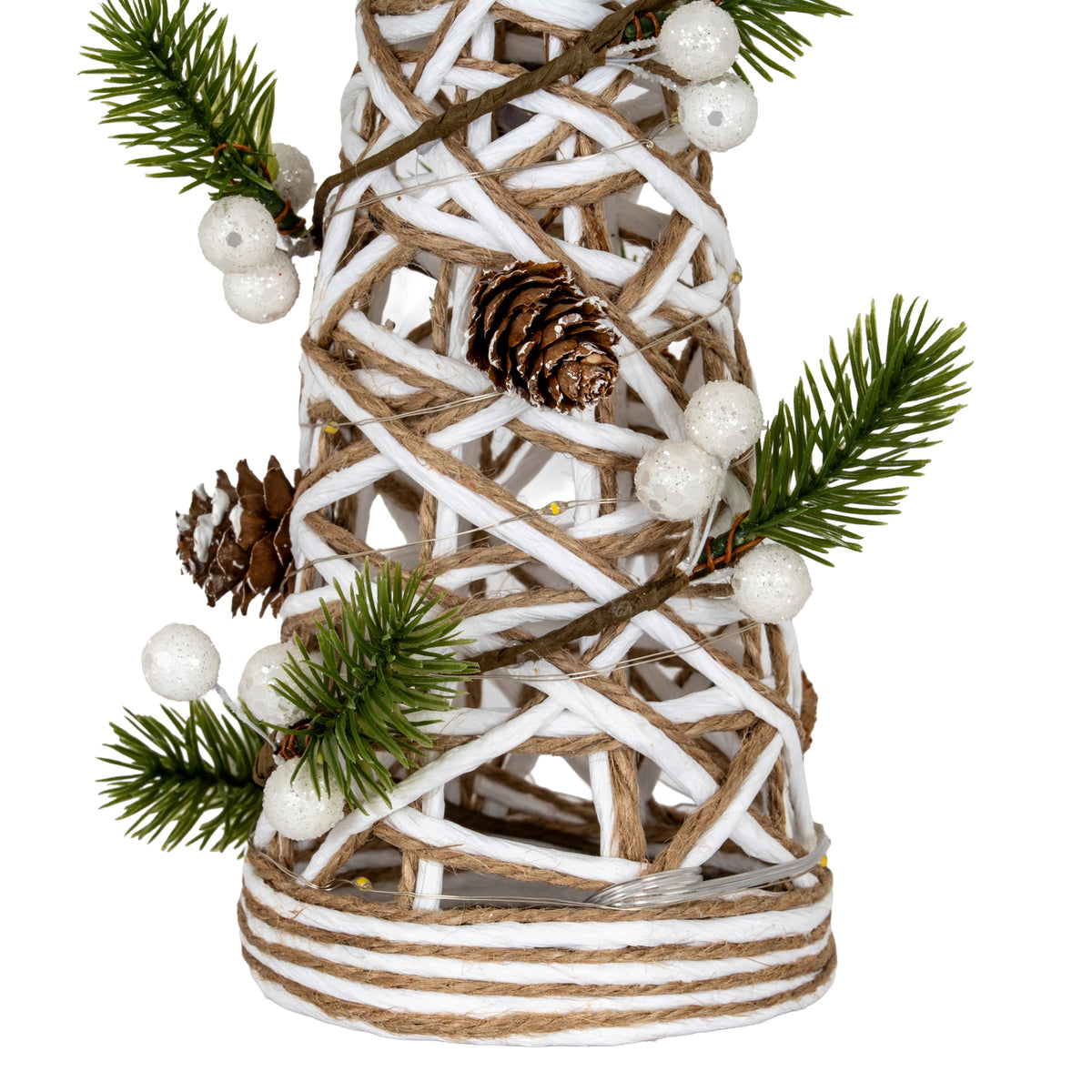 Small LED White Rattan Cone Tree With Winter Branches [cid:99e0136d2a89eb31c0cf3a22eda8dc1d]