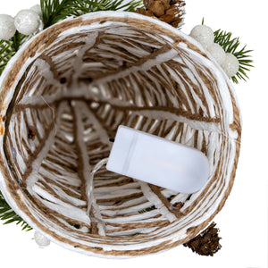 Small LED White Rattan Cone Tree With Winter Branches [cid:dd67546aef2c9efe54523a22eda8dc33]