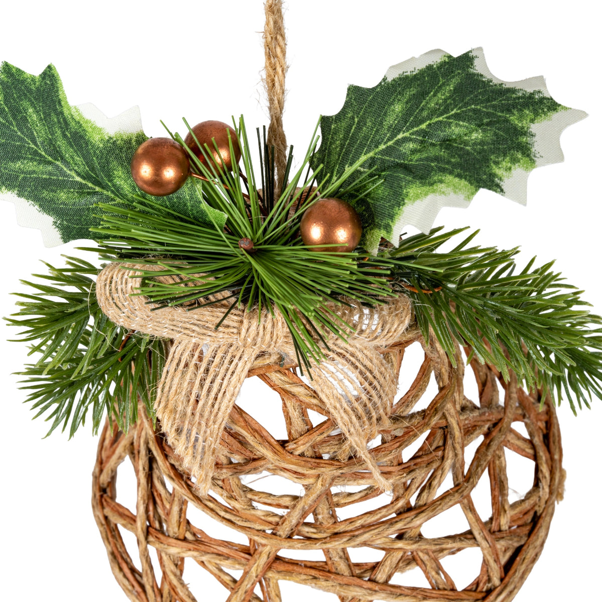 Natural Rattan Bell Decoration With Branches And Ribbon [cid:c543f0b0f84e49d7f11e3a22eda85766]