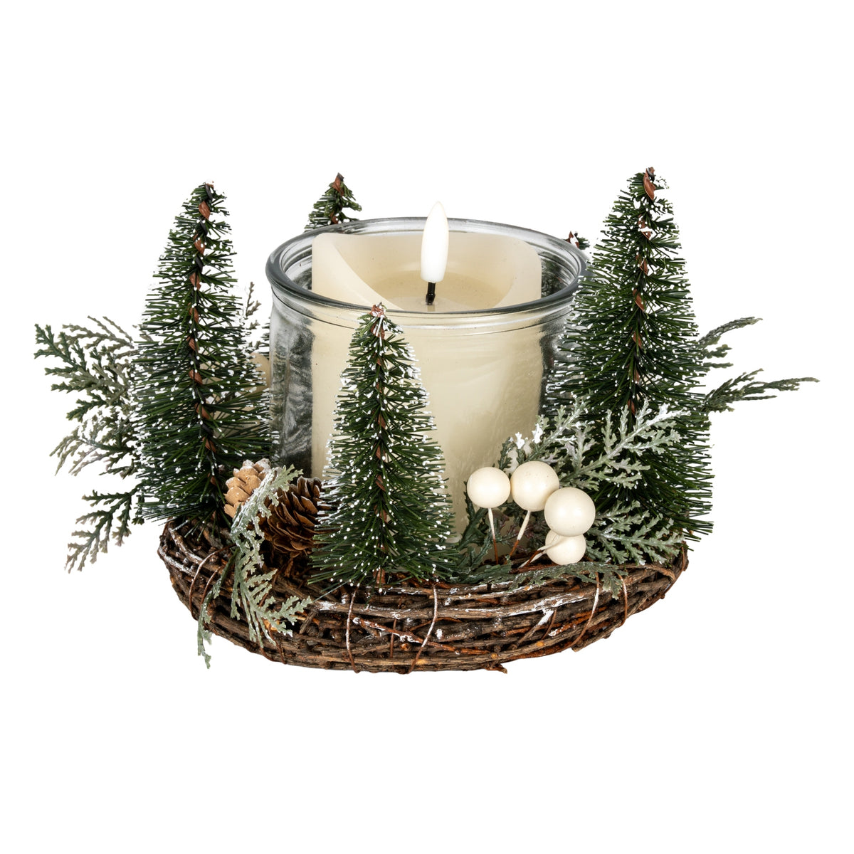 Medium Brush Tree Candle Wreath With Berries And Pinecones [cid:b3aa34b11b4c6ef50d363a22eda8593e]