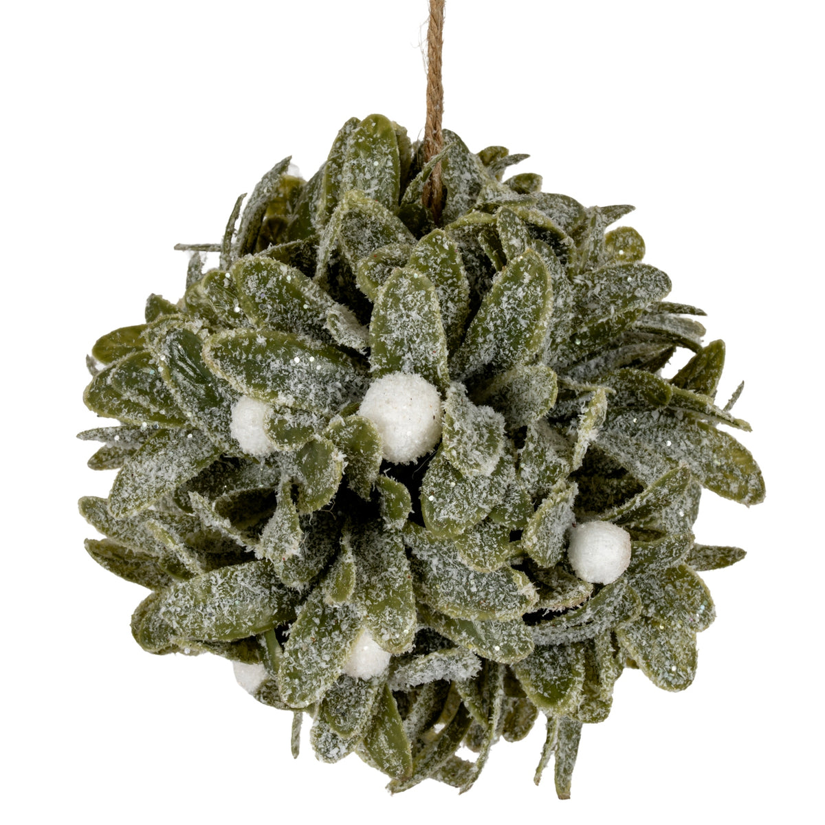 Frosted Mistletoe Ball Decoration [cid:9039a01ddb766d0f7a403a22eda8be93]