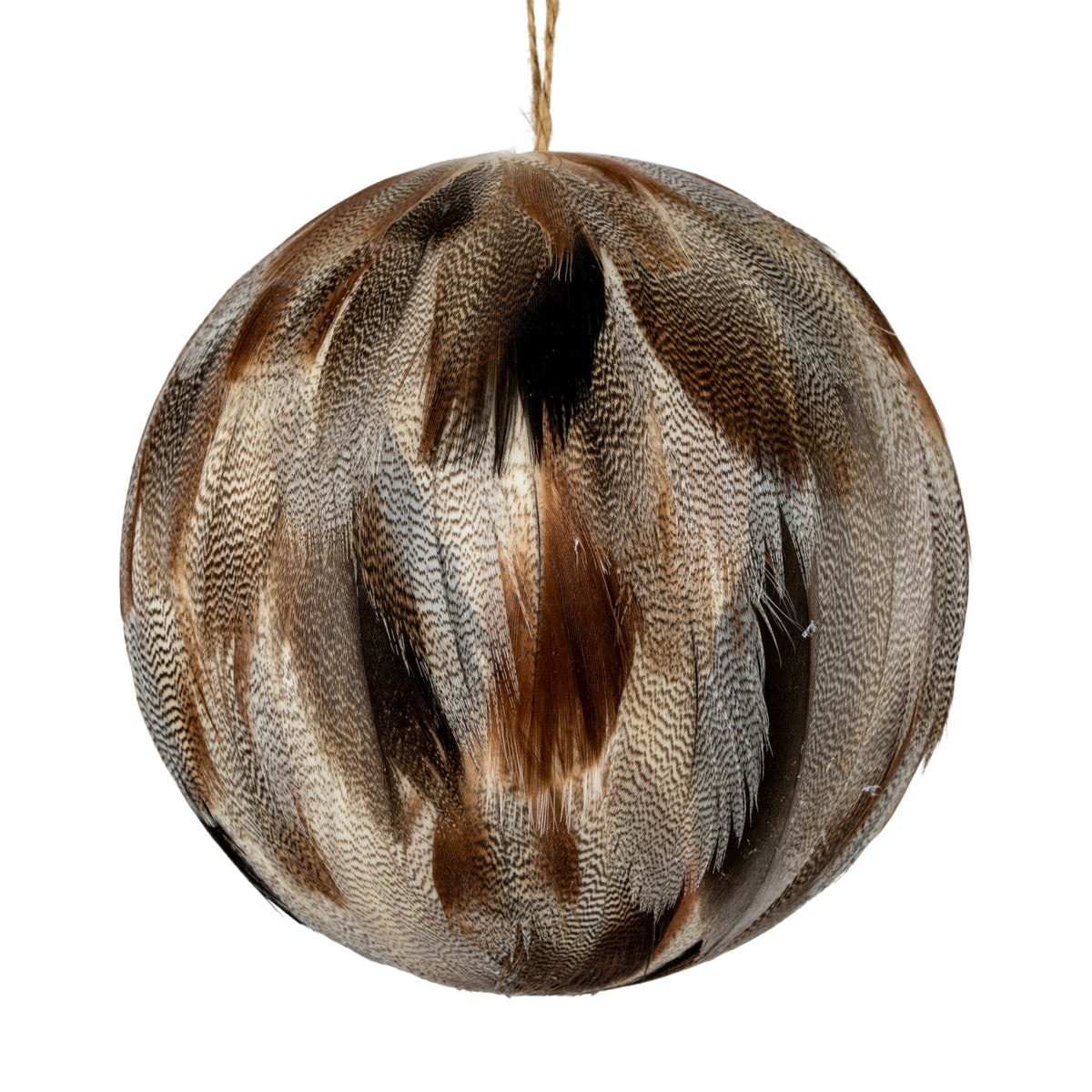 Large Fawn Feathered Bauble [cid:c38f0377c6e7e918714c3a22eda8b41e]