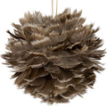 Large Fawn Feather Ball Decoration [cid:394ea9509286ae9bf6813a22eda8c92c]