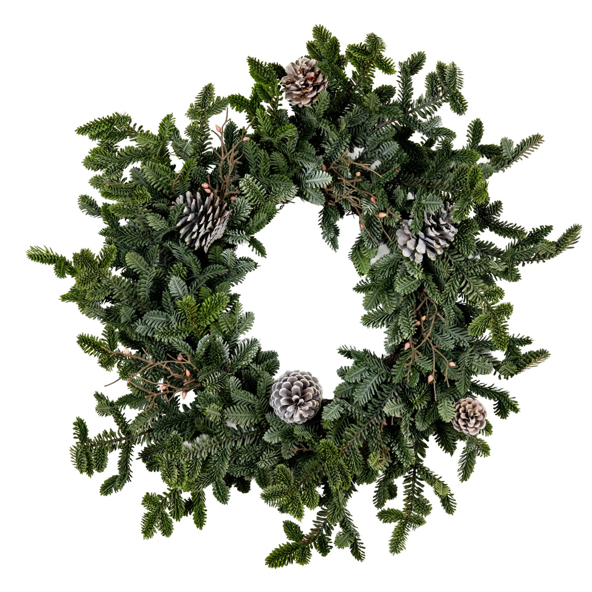 Woodland Pine Wreath With Pinecones [cid:58f656806644f116546d3a22eda85520]