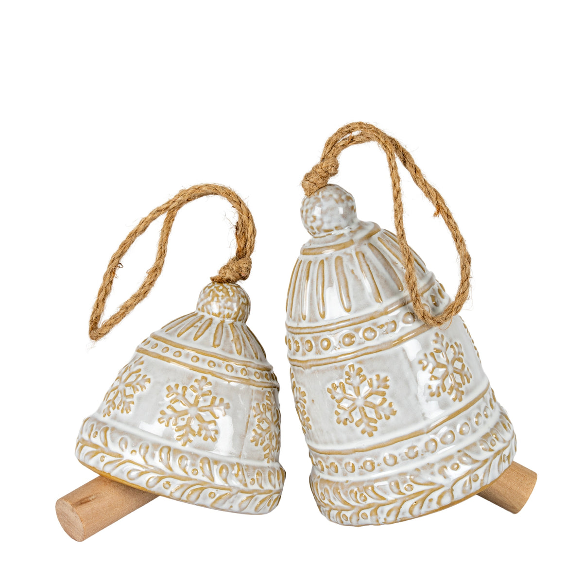 Large Ceramic Bell Tree Ornament With Snowflake Detail [cid:0cfb6002fa38cd51c9793a22eda8d31f]
