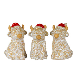 Merry Moo Ceramic Cow Ornament [cid:c103334bb342673b40153a22eda885d0]
