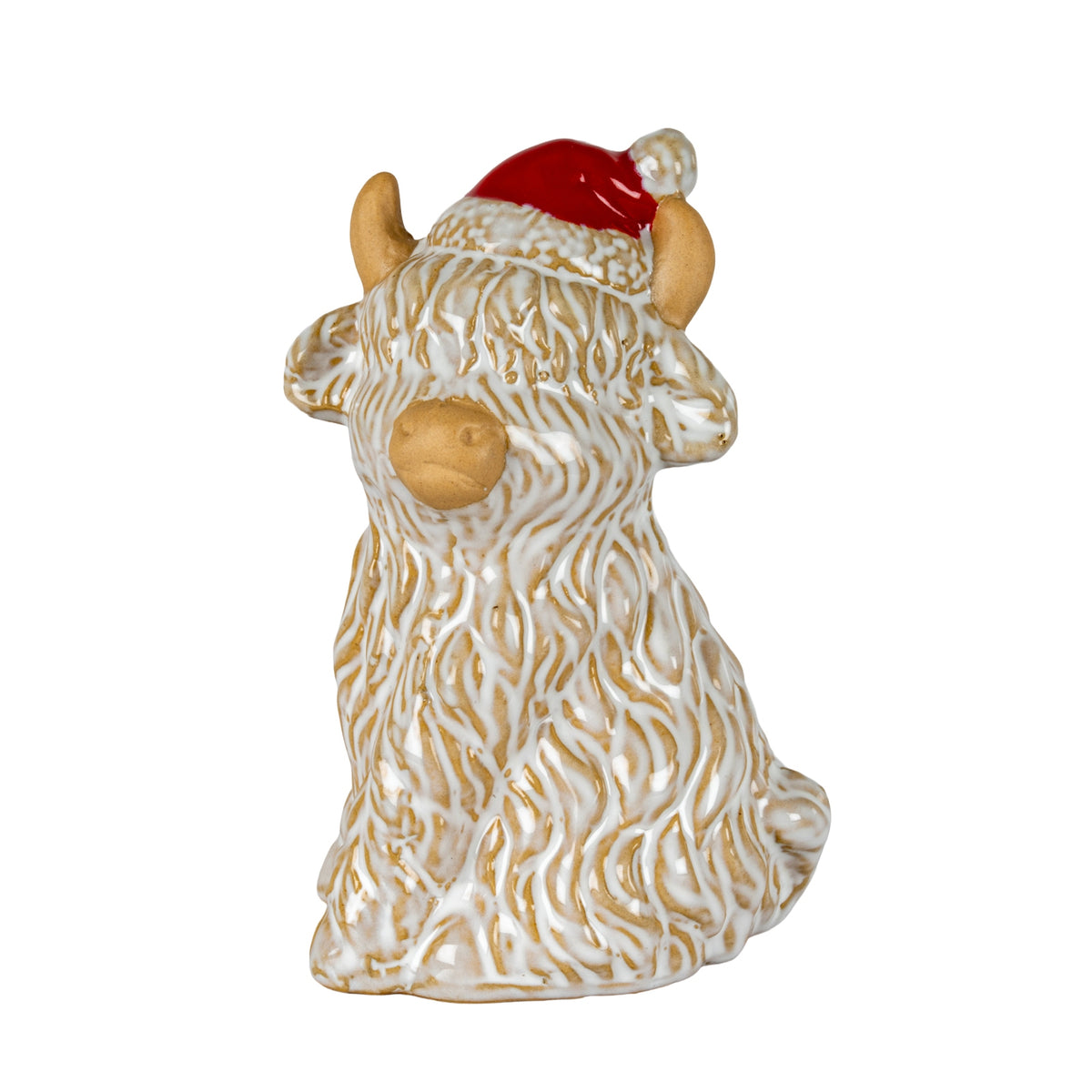 Merry Moo Ceramic Cow Ornament Gazing Left [cid:de3525df08a6637d8ac93a22eda8d60f]