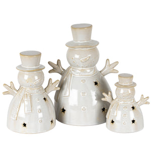 Alora Ceramic Medium Snowman With LED Light [cid:7f790b058c820bfe81bc3a22eda85c21]