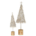 Medium White Metal Christmas Tree on Wooden Stand [cid:e2471ddb8eb101f2682b3a22eda8bfd7]