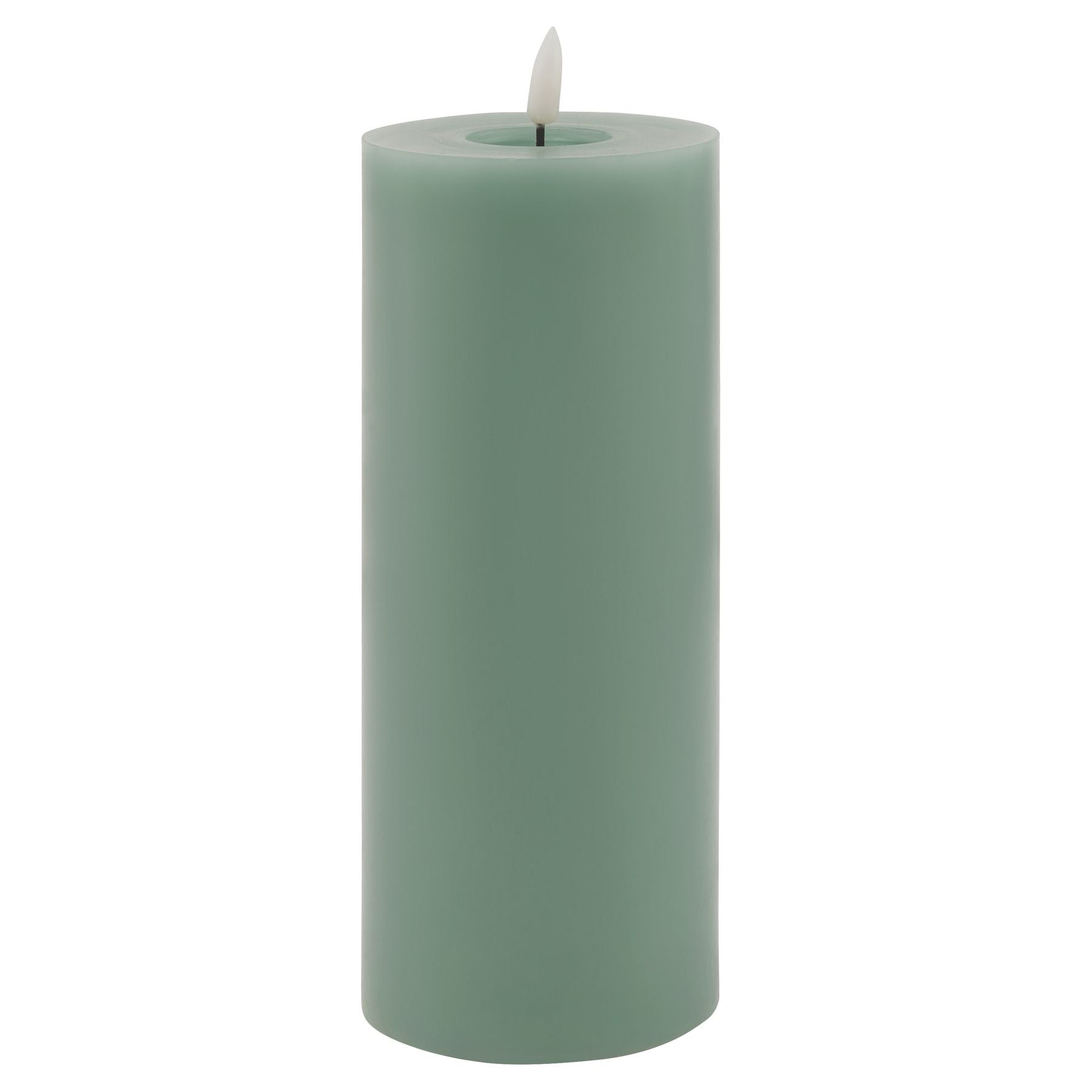 Luxe Collection Melt Effect 3x4 Grey LED Wax Candle_2124