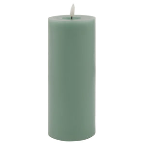 Luxe Collection Melt Effect 3x4 Grey LED Wax Candle_2124