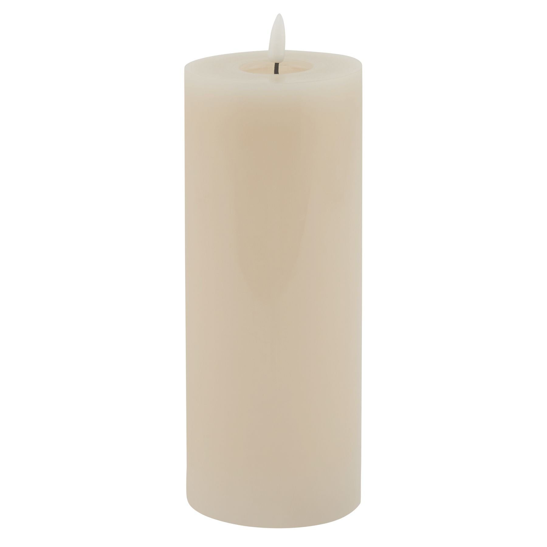 Luxe Collection Melt Effect 3x4 Grey LED Wax Candle_2127
