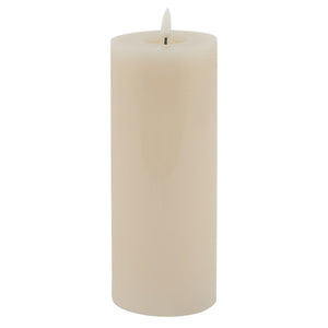 Luxe Collection Melt Effect 3x4 Grey LED Wax Candle_2127