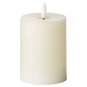 Luxe Collection Natural Glow 3 x 4 LED Cream Wax Candle_2242