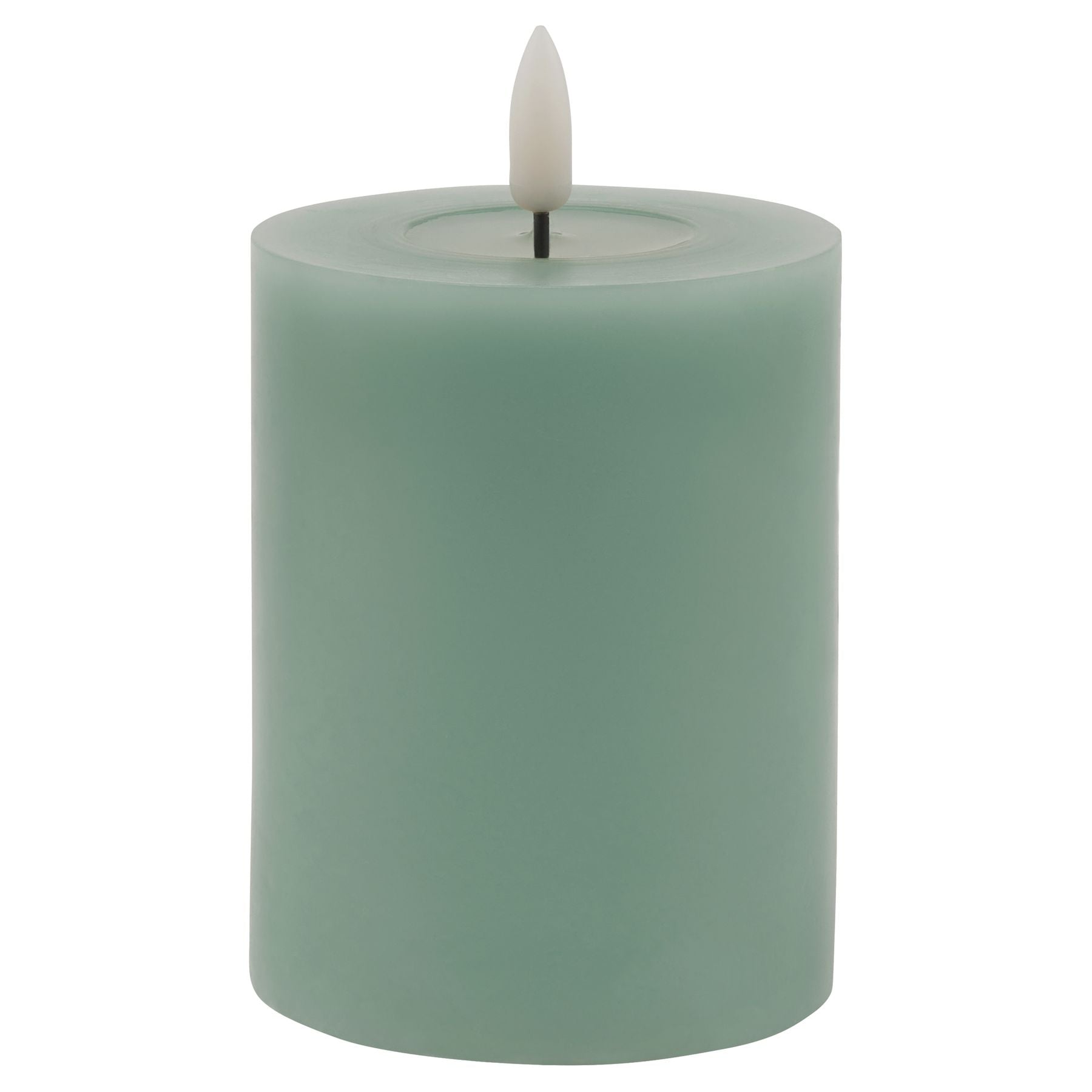Luxe Collection Melt Effect 3x4 Grey LED Wax Candle_2133