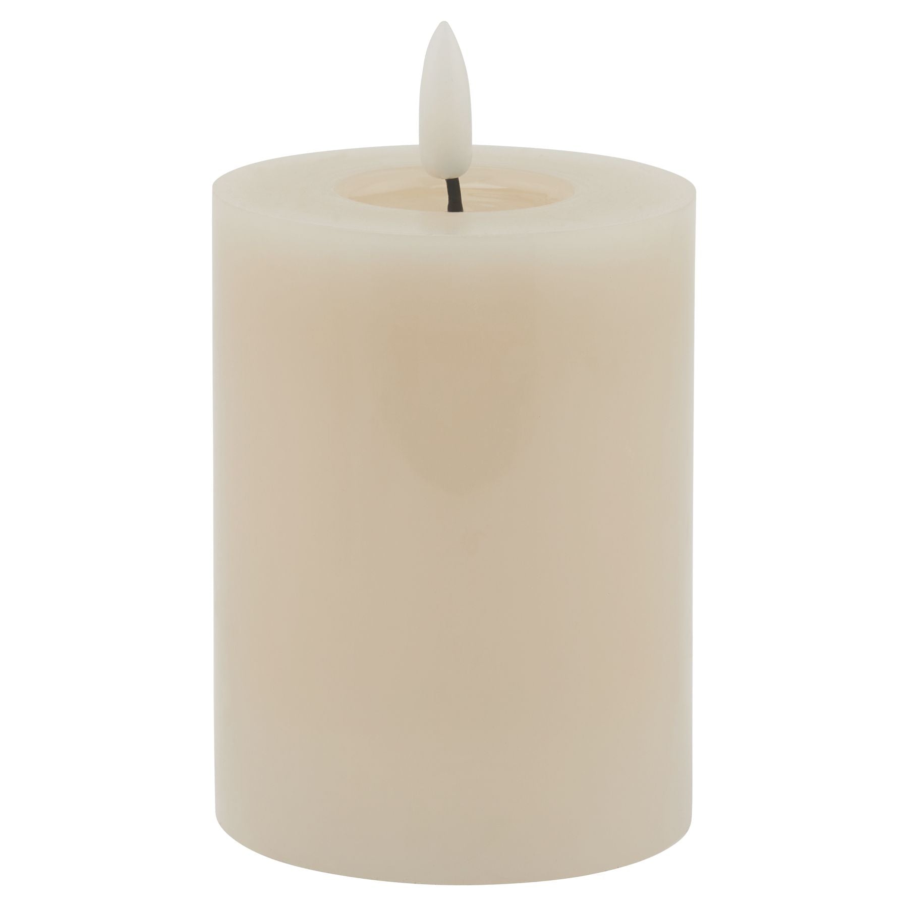 Luxe Collection Melt Effect 3x4 Grey LED Wax Candle_2136