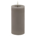 Luxe Collection Melt Effect 3x4 Grey LED Wax Candle_2140