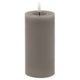 Luxe Collection Melt Effect 3x4 Grey LED Wax Candle_2140