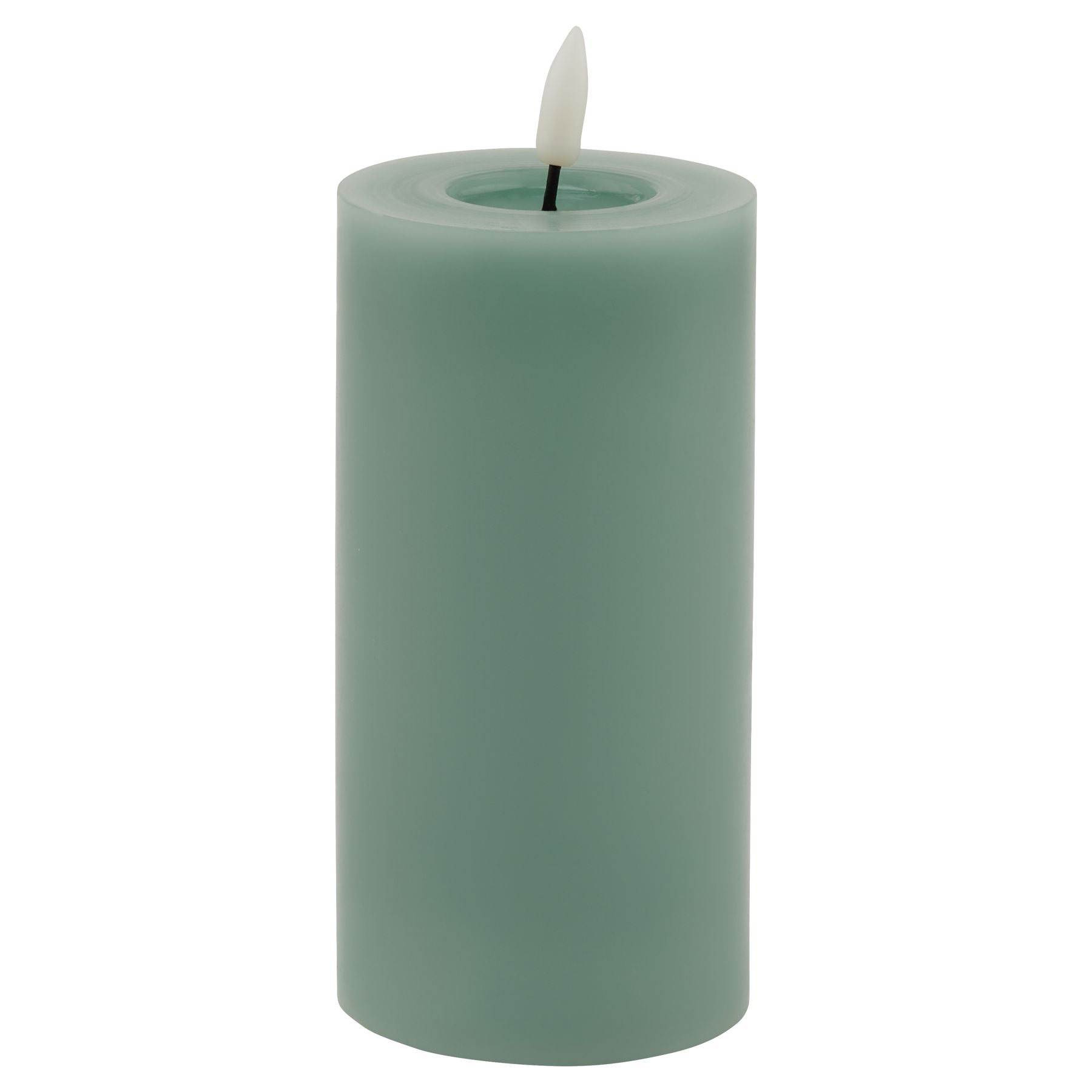 Luxe Collection Melt Effect 3x4 Grey LED Wax Candle_2143